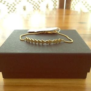 NWT Madewell Chain Bracelet Arrows